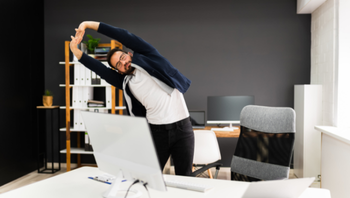 Etirements standing desk